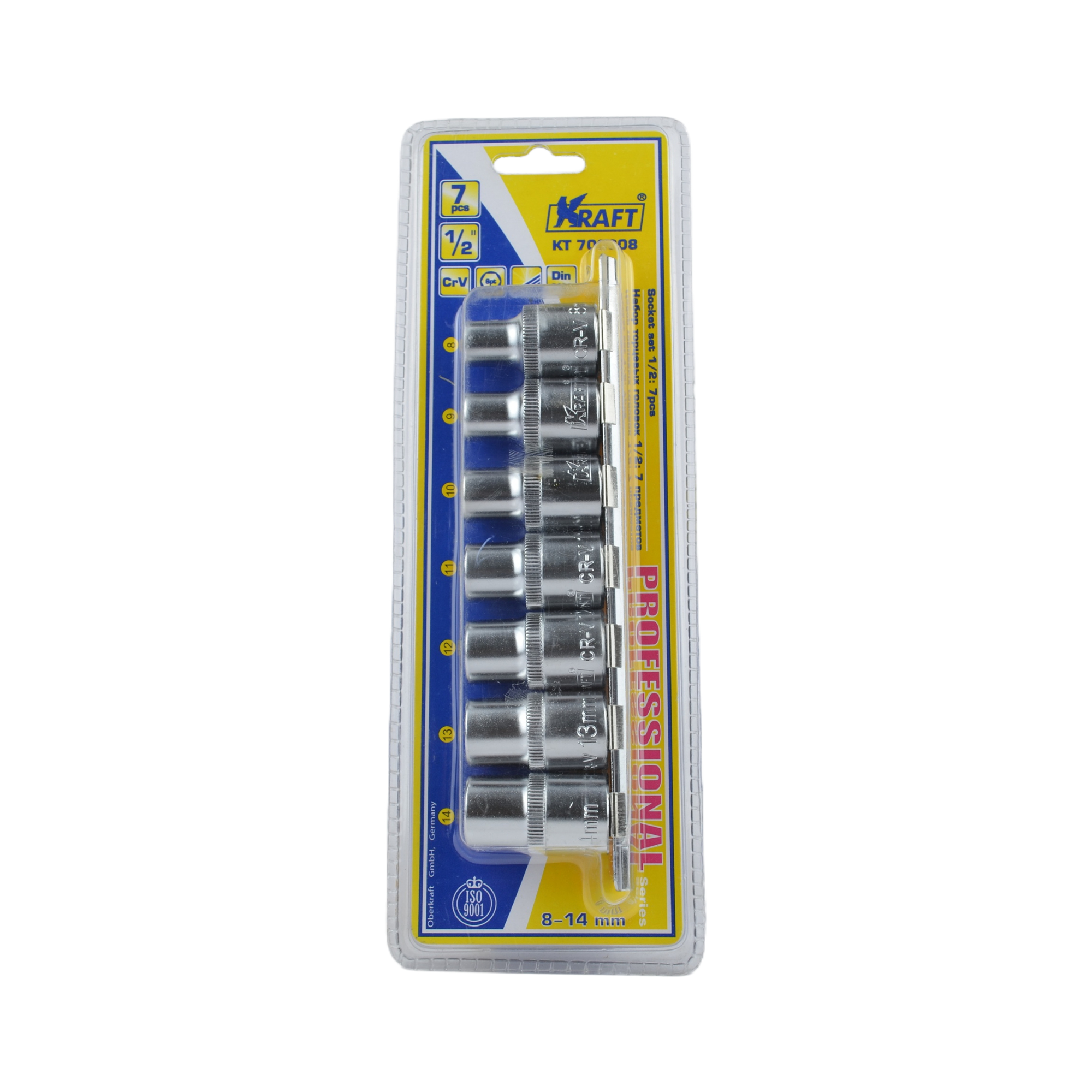 набор головок 1/2 8-14мм 7 предм. KRAFT 700308