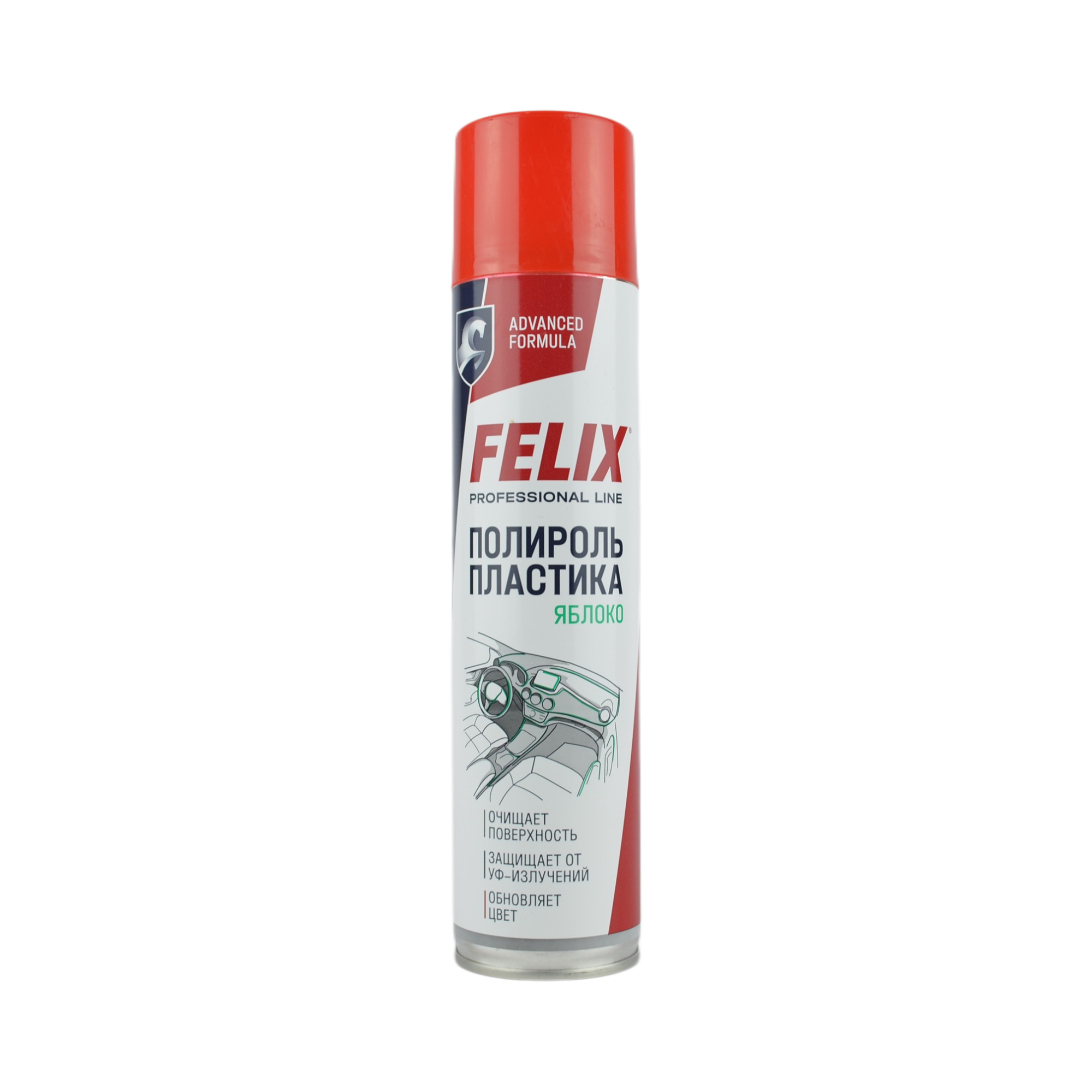 полироль панели FELIX яблоко (аэр.) 400мл 
