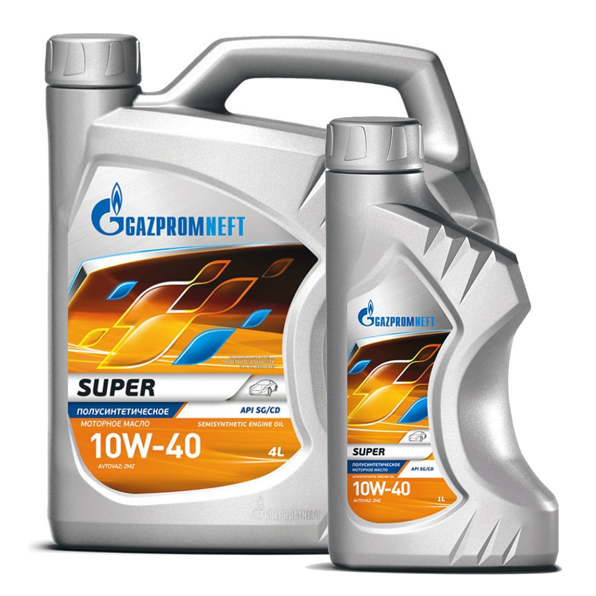 масло Gazpromneft Super 10w40 SG/CD (4л+1л АКЦИЯ) полусинтетика