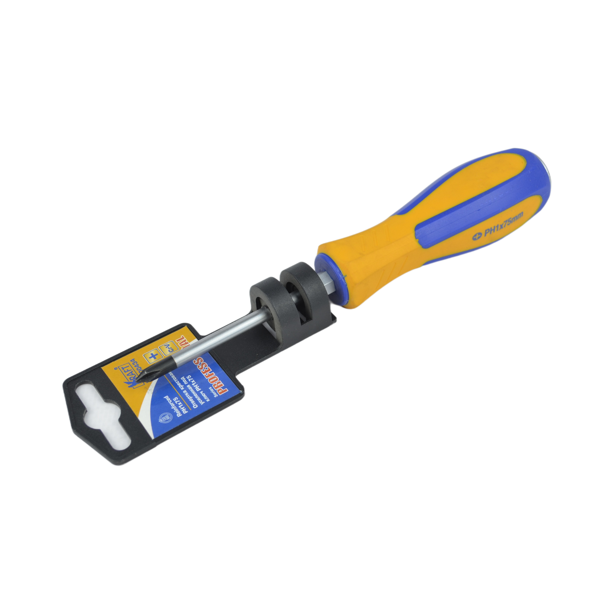отвертка крестовая ударная PH1x75 KRAFT 700434