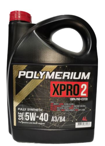 масло POLYMERIUM XPRO2 5w40 A3/B4 SN 1л синтетика
