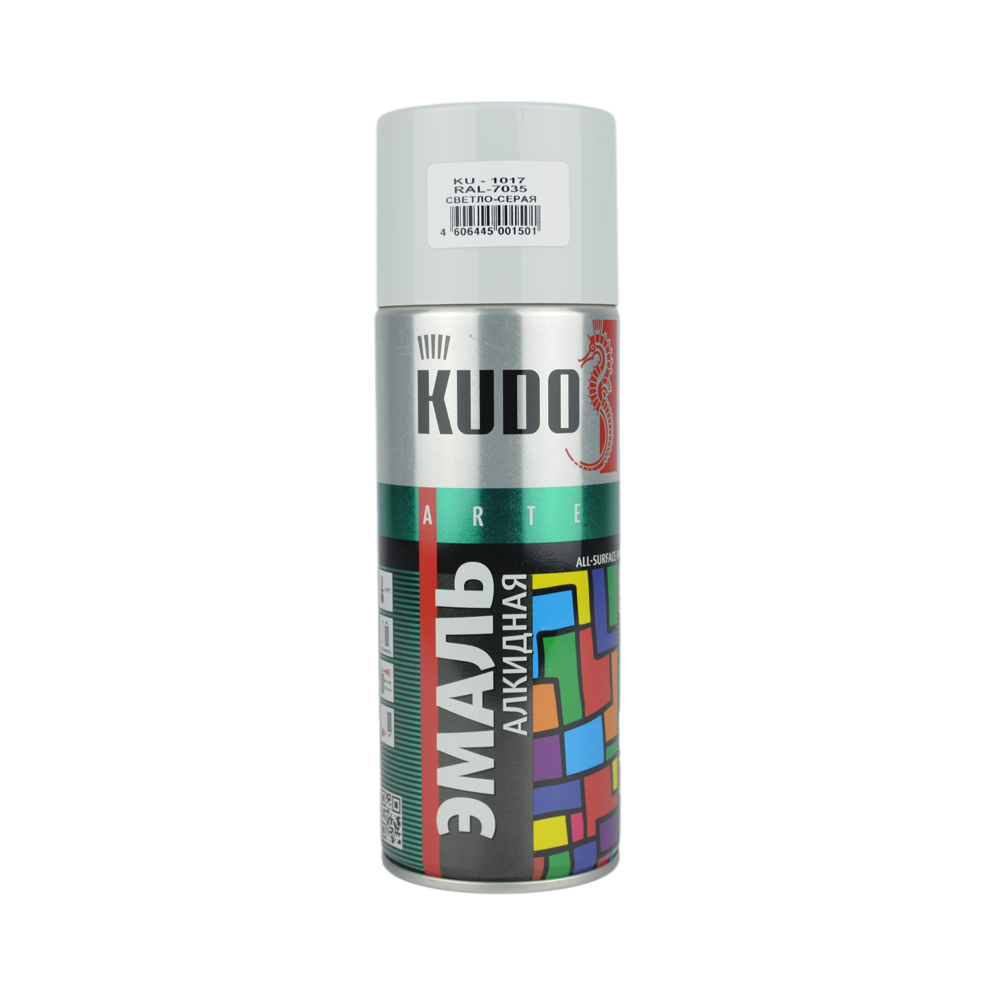 краска KUDO светло-серая (б/сохн.) 270гр KU1017