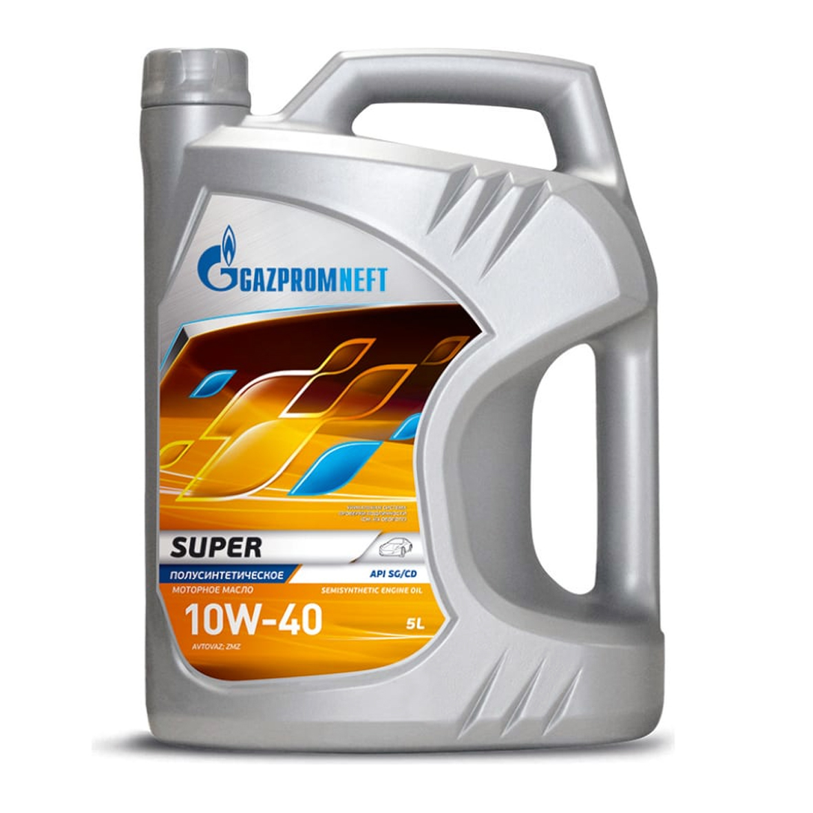 масло Gazpromneft Super 10w40 SG/CD 5л полусинтетика (3)