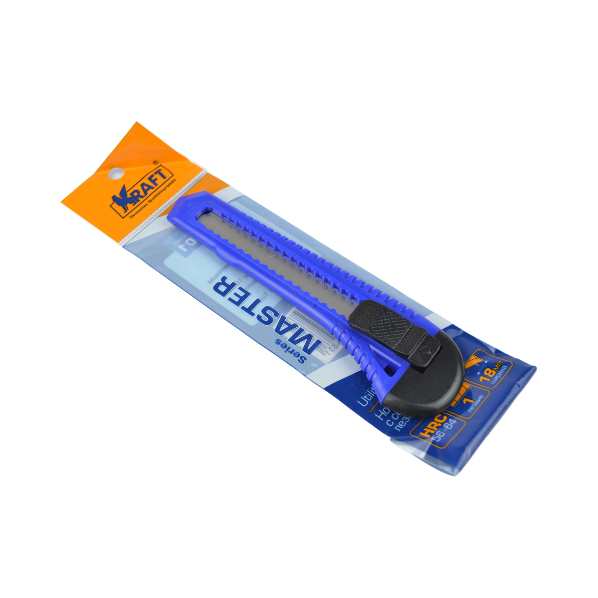 нож технич. с сигмент. лезвиями 18мм KRAFT 700901