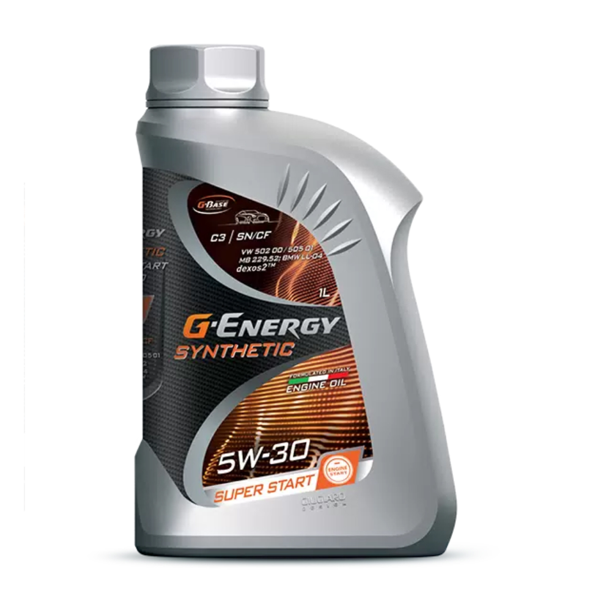масло G-energy Synthetic Super Start 5w30 SN/CF, ACEA C3, GM Dexos2, VW 502 00/505 01, BMW 1л
