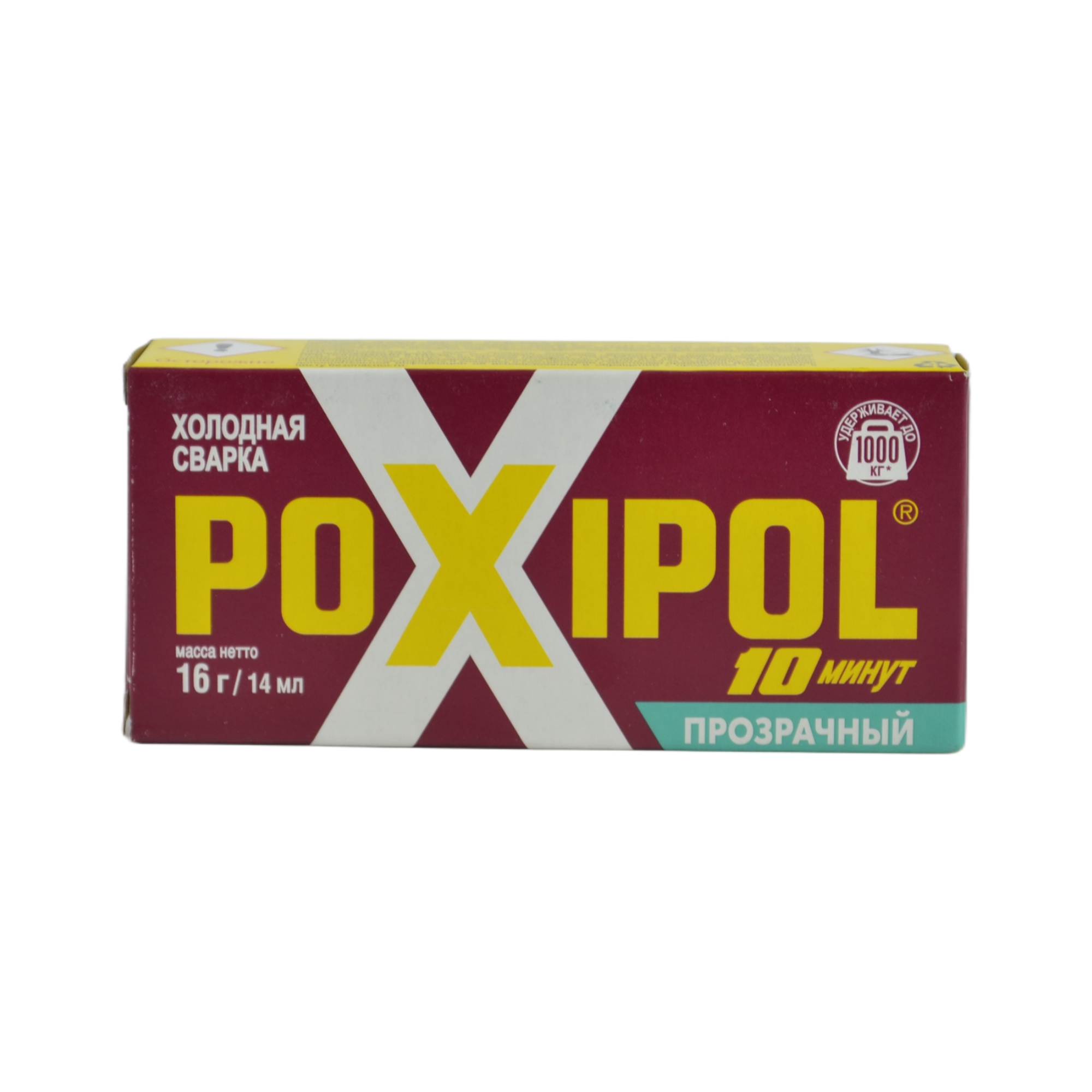 холодная сварка POXIPOL прозрачная 14мл (6)
