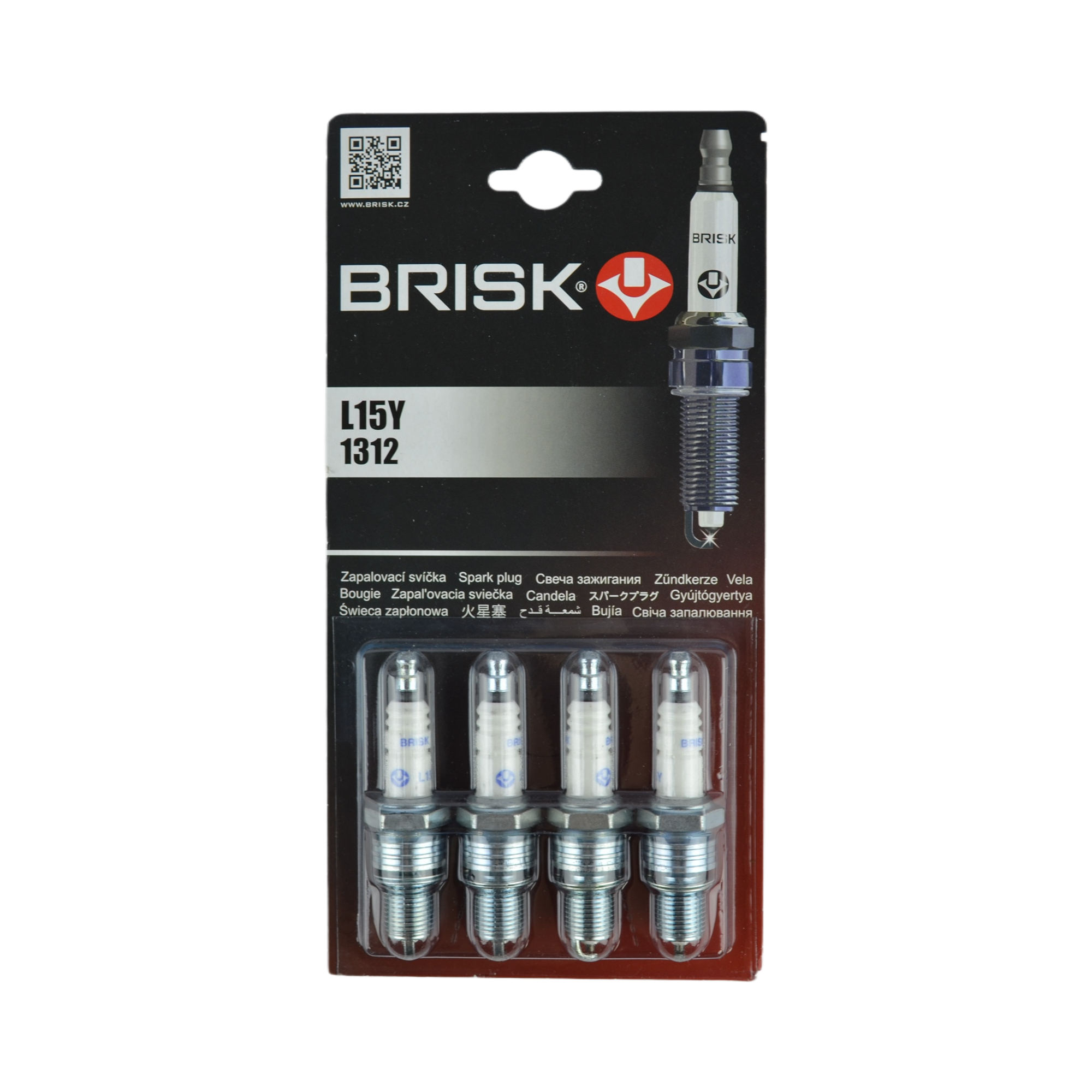 свеча зажигания карбюратор Brisk L15Y к-т 4 шт.