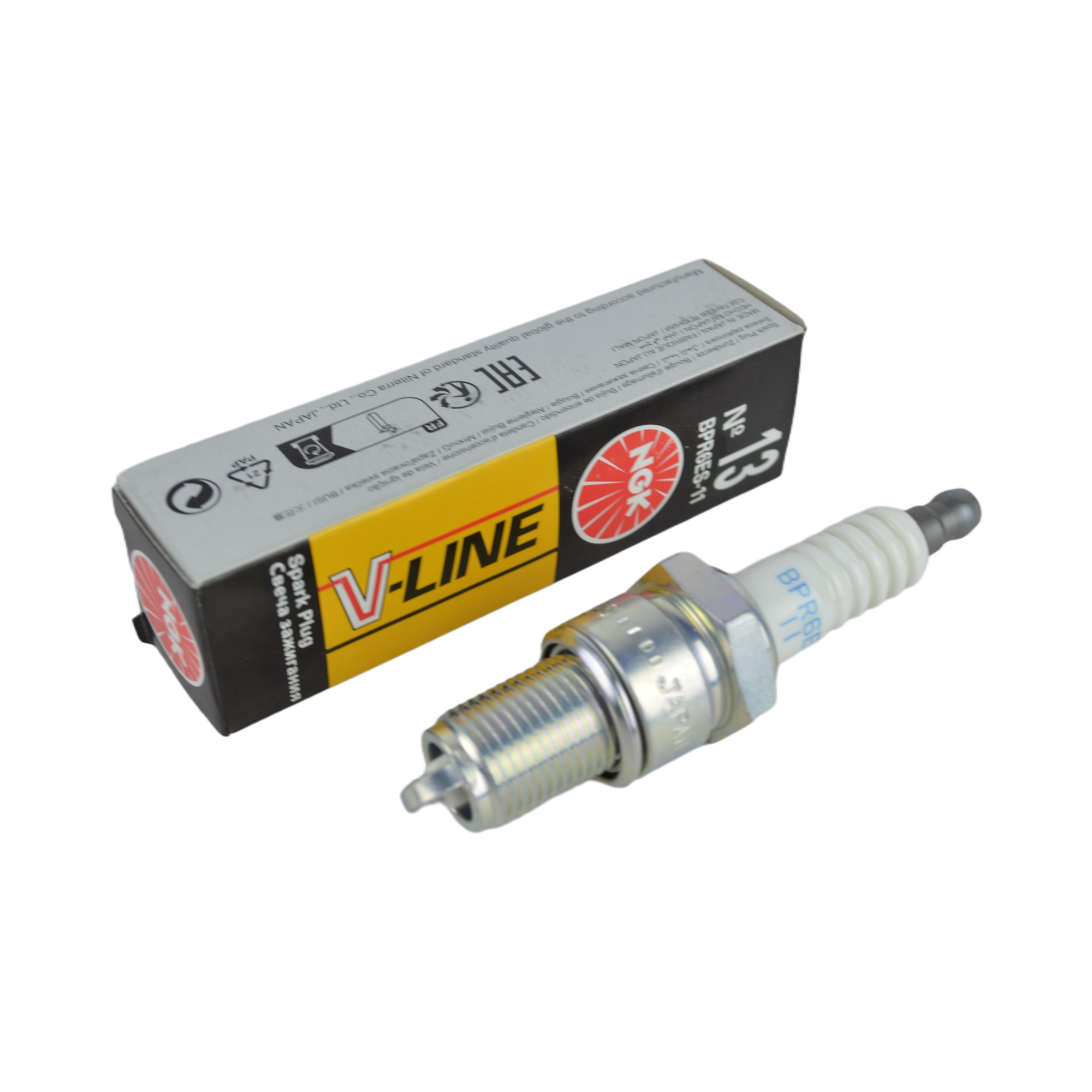свеча зажигания 8 кл. инжектор NGK №13, BPR6ES-11/5339 