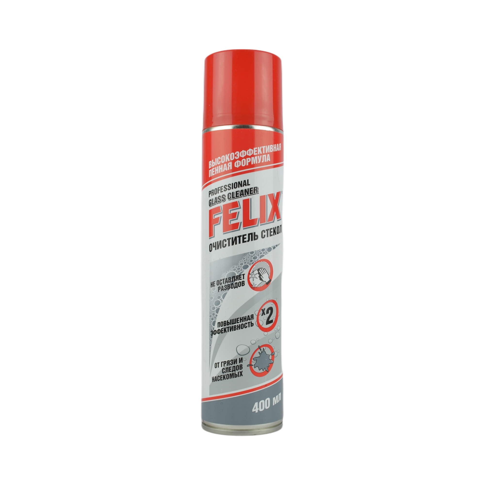 очиститель стекол FELIX (аэр.) 400мл