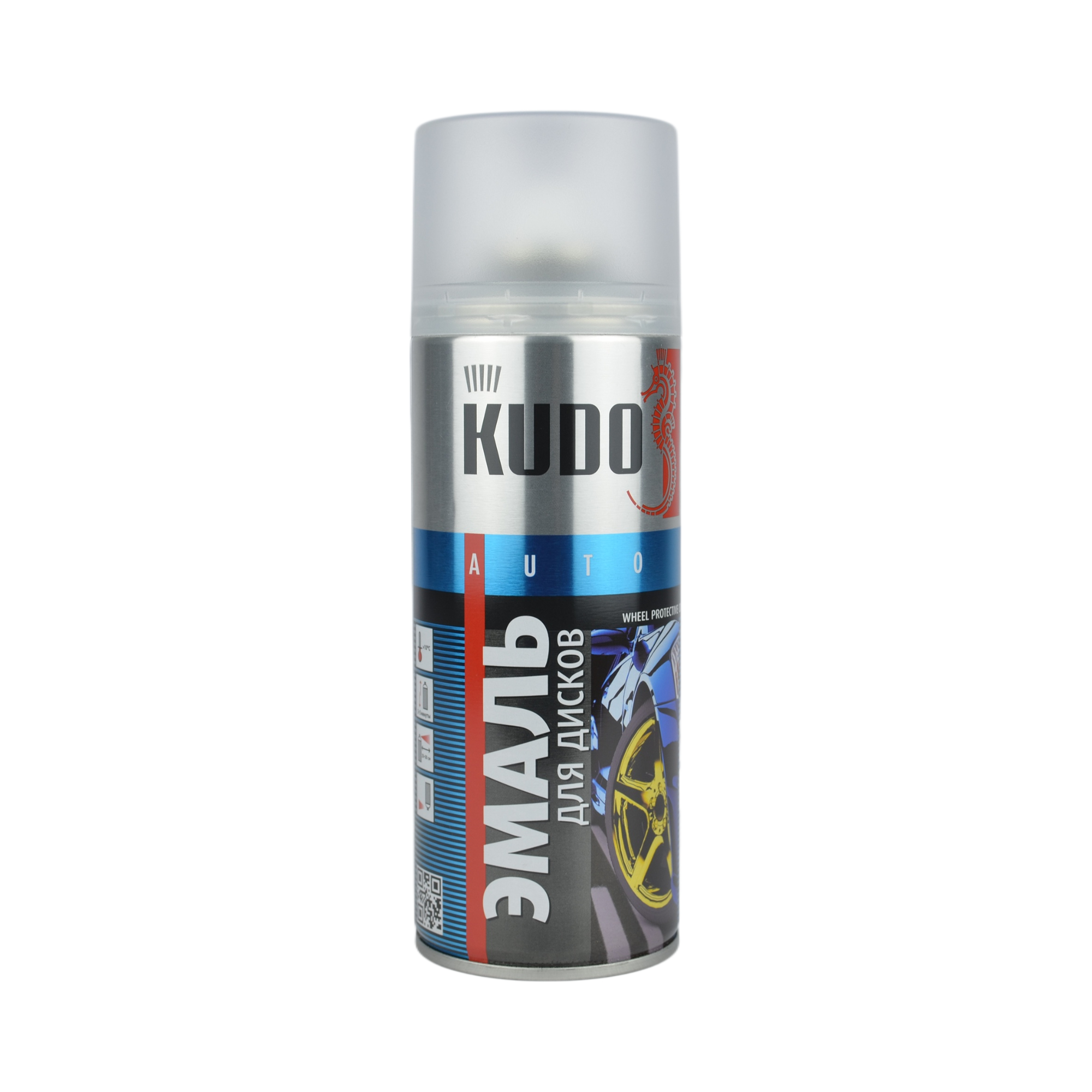 краска для дисков KUDO алюминий 520мл KU5201