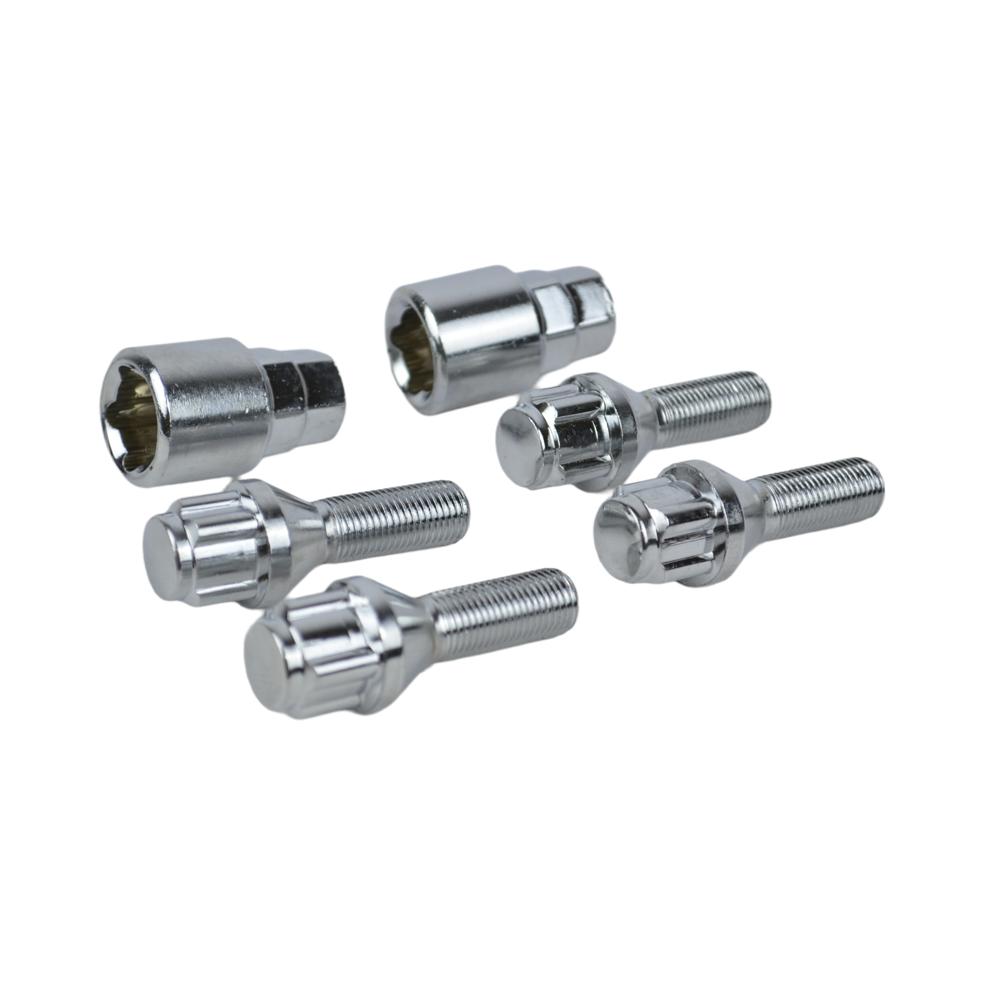 0353набор болтов М12х1,25х50/29 колесных секретных (2 ключа, хром) СН 59605SP