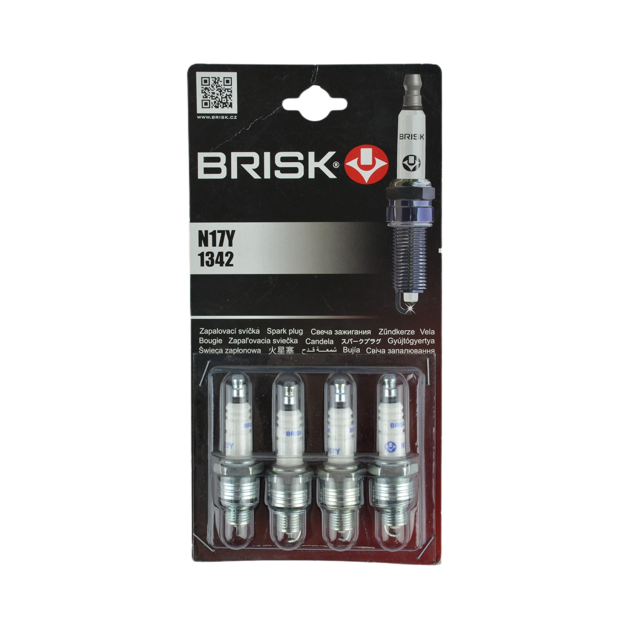 свеча зажигания карбюратор Brisk N17Y-1342 к-т 4 шт.