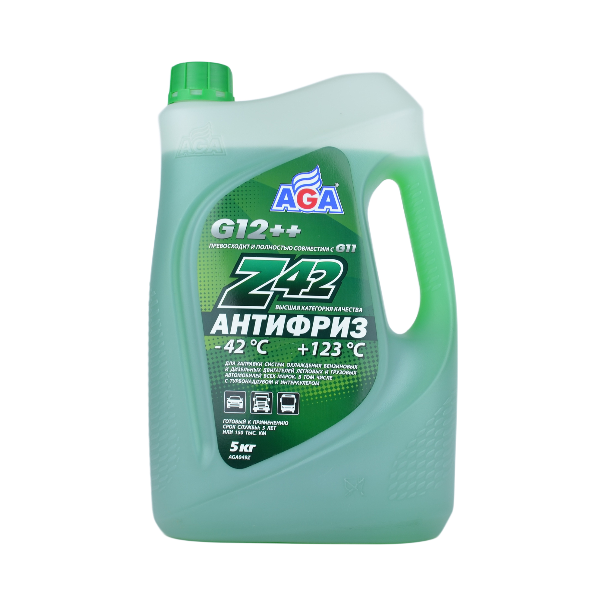 антифриз AGA зеленый Z42 5л