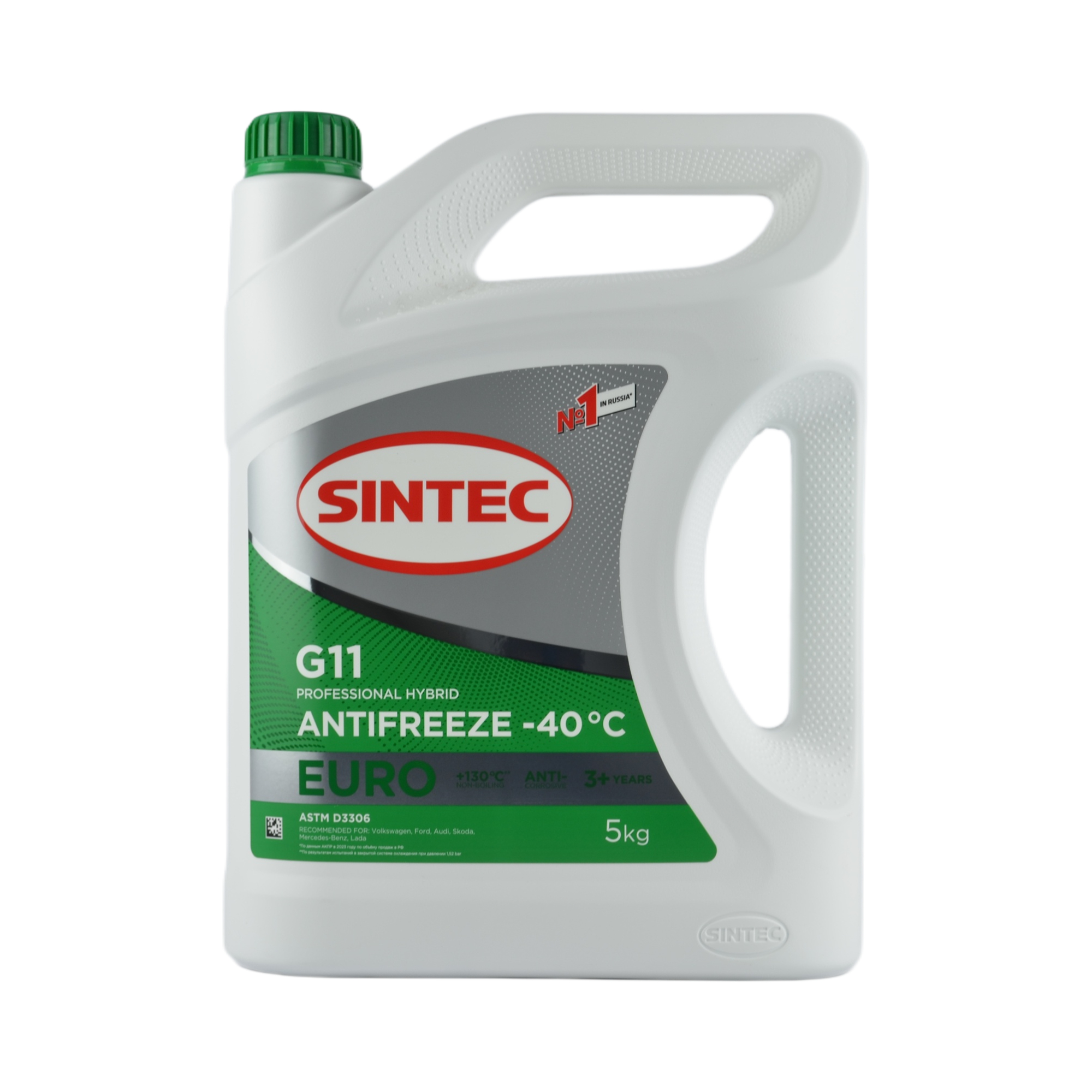 антифриз Sintec euro зеленый 5л (4)