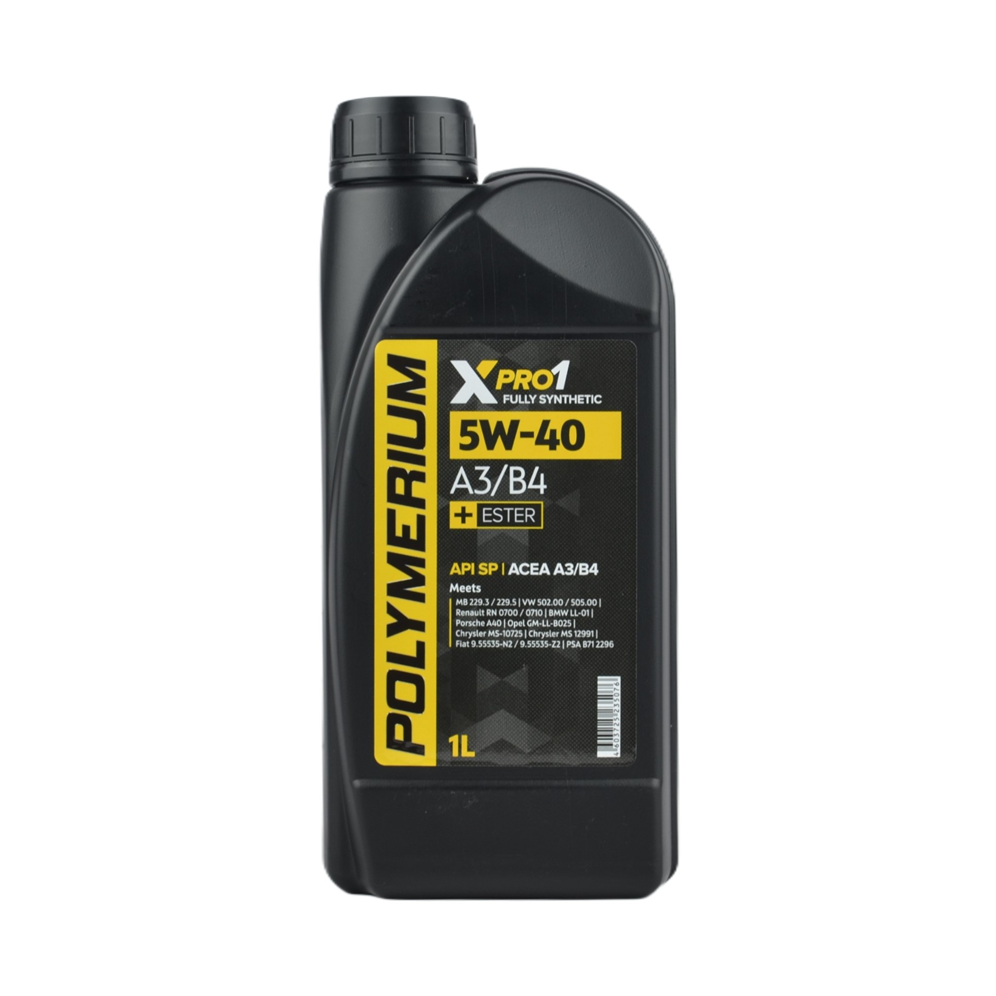 масло POLYMERIUM XPRO1 5w40 SN A3/B4 синтетика 1л