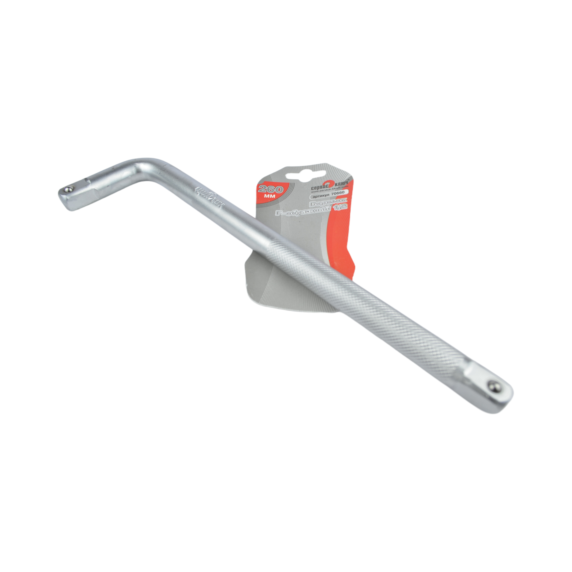 вороток Г-образный 1/2 500мм СЕРВИС КЛЮЧ 77709