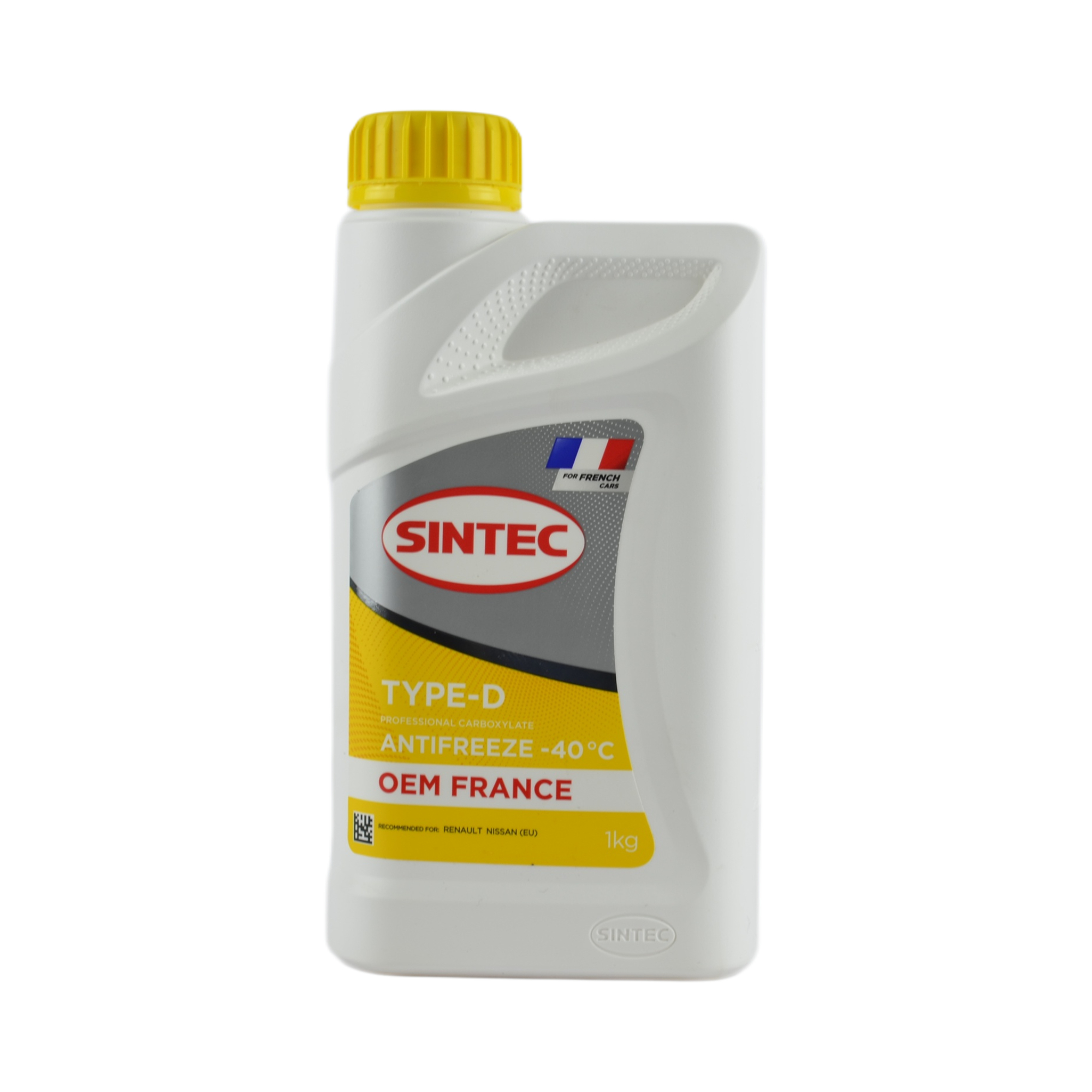 антифриз Sintec gold желтый 1л (12)