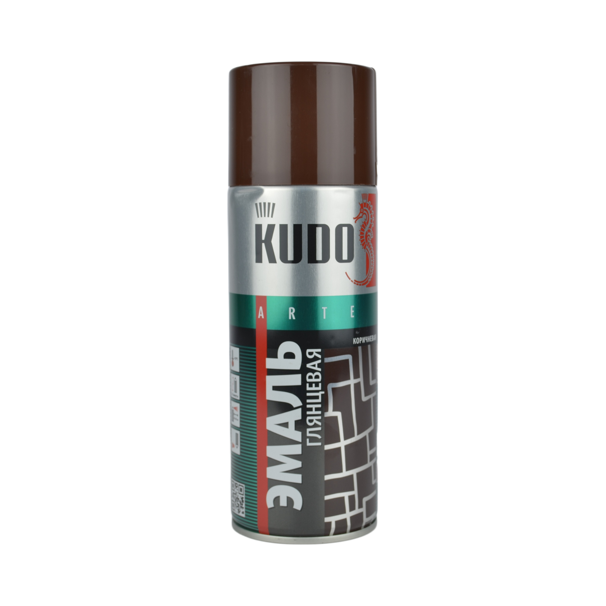 краска KUDO коричневая (б/сохн.) 270гр KU1012