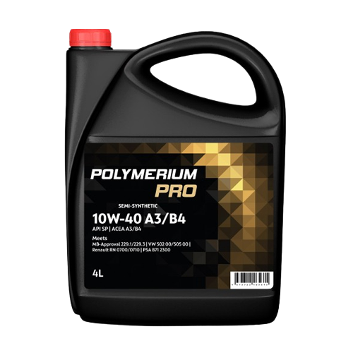 масло POLYMERIUM PRO 10w40 А3/В4, API SN 4л