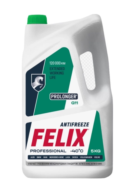 антифриз FELIX pro longer зеленый 5л (ТС)