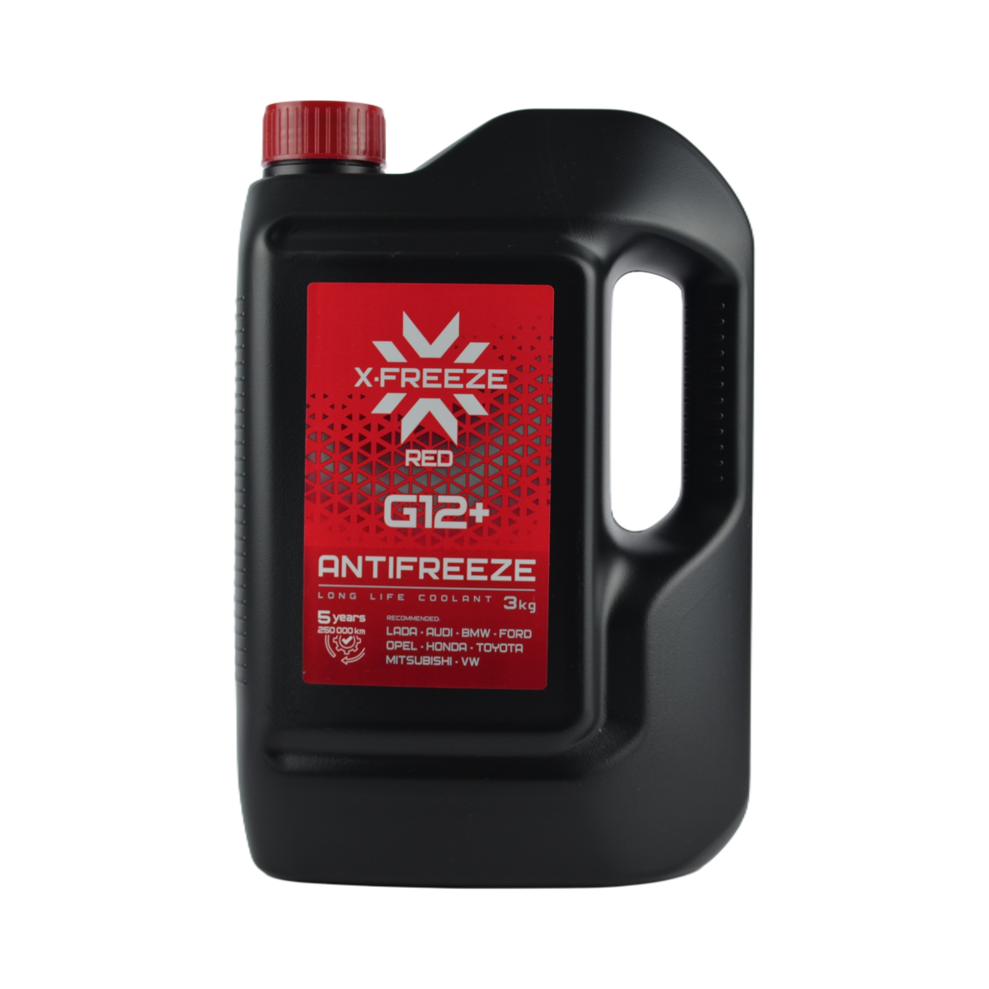 антифриз X-FREEZE red G12+ красный 3л (ТС)