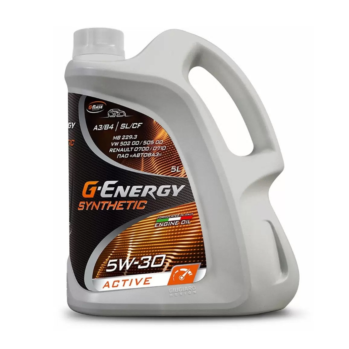 масло G-energy Synthetic Active 5w30 SL/CF A3/B4 VW 502 00/505 00 Renault RN0700/0710 5л синтетика
